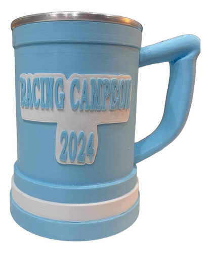 Jarra Vaso Chopp Fernet Cerveza 600cc Racing Club 3d Racing