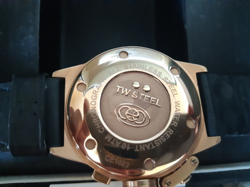 Relógio Tw Steel Ceo Chronograph Rose Gold Na Caixa Com Nf