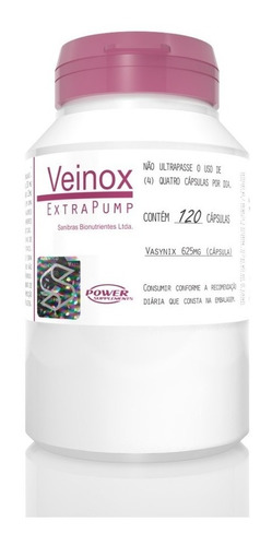 Veinox Extra Pump 120 Cápsulas - Power Supplements