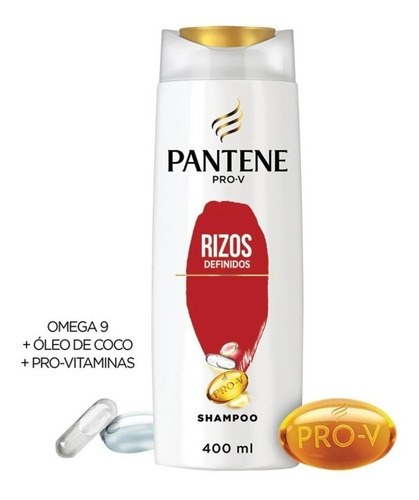 Shampoo Pantene Rizos Definidos 400 Ml + Crema Para Peinar