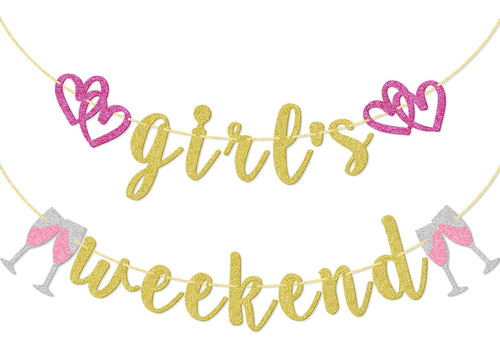 Cartel Fin Semana Para Niña Decoracion Despedida Soltera