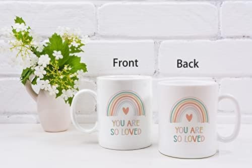 Qashwey, Eres Tan Querido Rainbow Tazas De Café, Regalos Ins