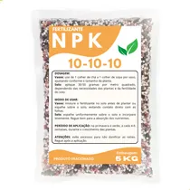 Comprar 5kg Adubo Fertilizante Npk 10x10x10 Para Todos Os Tipos, Ecogarden Jardinagem