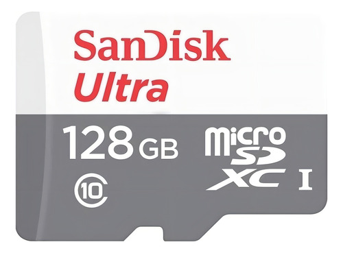 Cartão De Memória 128gb Sandisk Ultra MicroSD com adaptador