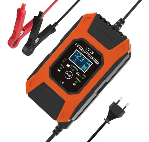 Imagem 5 de 8 de Carregador Reparador De Bateria 12v 7ah Bivolt Automatico