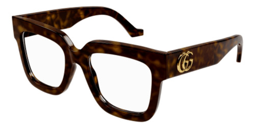 Lentes Ópticos Havana Gucci Sustentable Gg1549o002