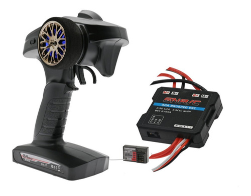 Transmisor De Coche Rc 2.4ghz 3ch Controlador Y Receptor
