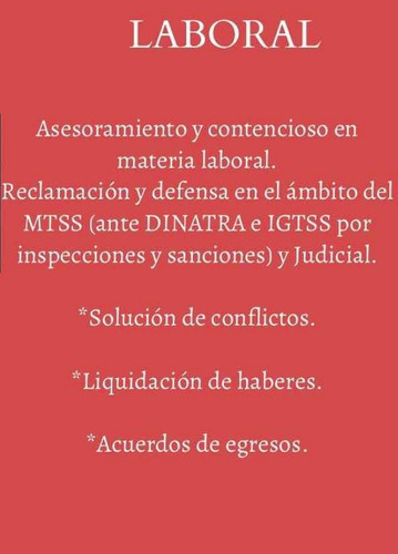 Imagen 3 de 3 de Abogado Laboral