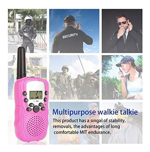 A Set De Regalo 2 Walkie Talkie Infantil Con Pulsera