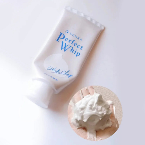 Sabonete Facial 120g White Clay Perfect Whip - Senka Momento De Aplicação Dia/noite Tipo De Pele Todo Tipo De Pele