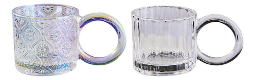 2 Uds Taza De Café 250ml Taza De Resistente Al Calor Para
