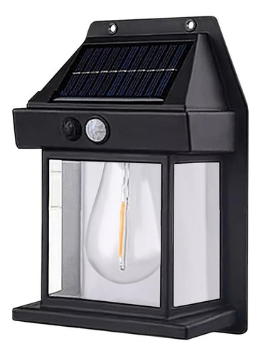 Farol Solar De Pared Con Sensor De Movimiento, Luz Cálida Pa
