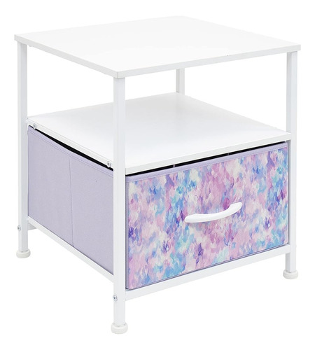 Sorbus Nightstand 1-drawer Shelf Storage- Bedside Furniture 