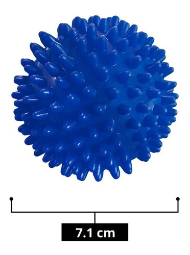 Pelota Masajeadora Sensorial Tayga 7 Cm Azul
