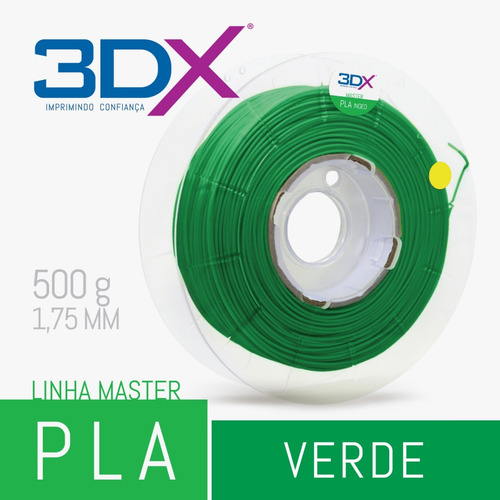 Imagem 2 de 8 de Filamento Pla Ht 1,75 Mm 500g - Tons De Verde