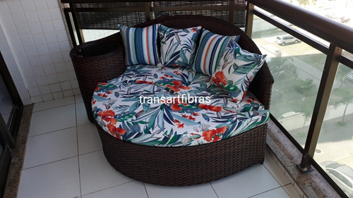 Imagem 1 de 8 de Sofa Chaise Dubai De Fibra Sintetica De 1.60