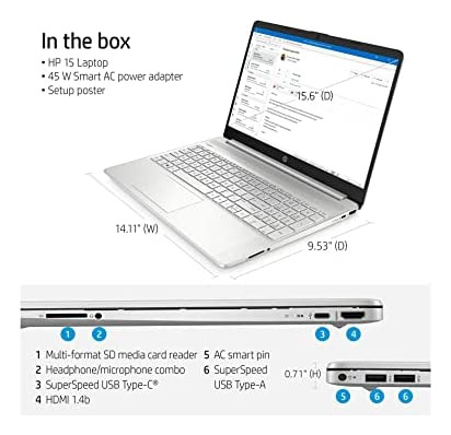 Laptop Hp 15 Core I3 16gb Ram 256gb Ssd