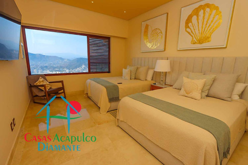 Cad Villa Emiliano. Con Terraza Con Alberca, Sala, Comedor, Bbq Y Vista A La Bahía De Acapulco