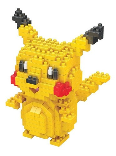 Pokemon Juguete Pikachu Bloques Estilo Lego 330 Piezas