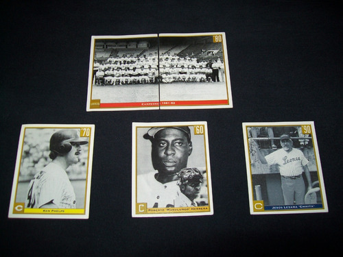 Set De 5 Cromos Panini Leones Del Caracas 50 Aniversario