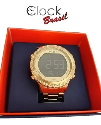 Relógio Condor Feminino Digitaltal Dourado Cobj3463ah/4d
