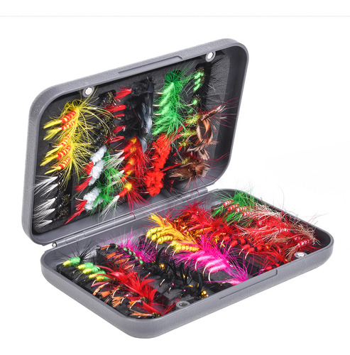 Kit De Moscas De Pesca Com Mosca: 20/100 Unidades De Iscas V
