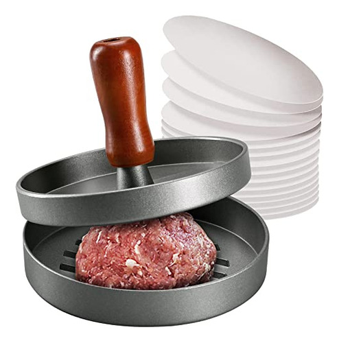 Burger Press Patty Maker Stainless Steel Hamburger Mold...