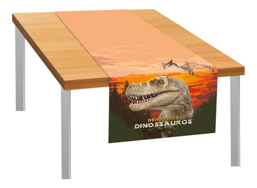 Trilho De Mesa Reino Dos Dinossauros - 02mx40cm - 01 Unidade