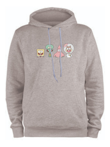 Hoodies Bob Esponja Patricio Calamardo Arenita Adul Niños