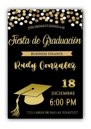 Invitación Digital De Graduación