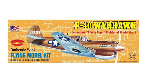 P-40 Warhawk By Guillows #501  Avión  De Balsa 1/30