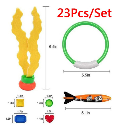 / Juguete De Natación Subacuática For Piscina De Buceo, 23