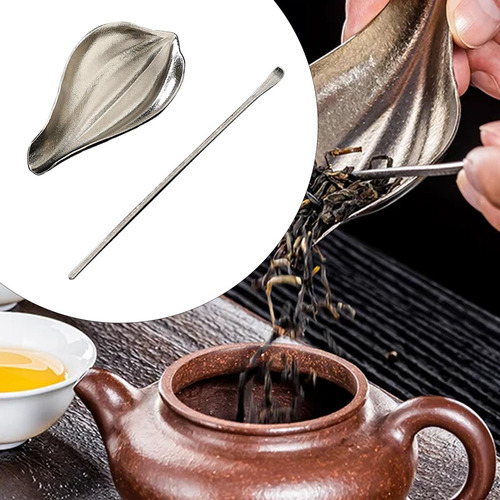 Juego De Cuchara Y Soporte For Té, Cucharilla, Juego Plata