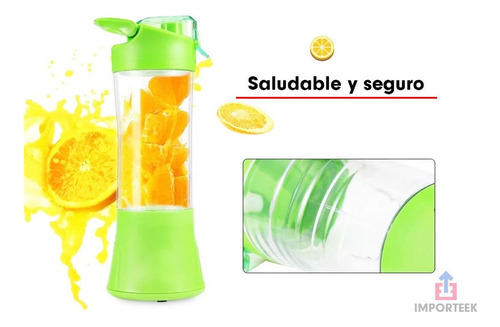 . Mini Vaso Licuadora Procesadora Portatil Usb Recargable