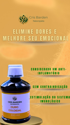 O-uro Coloidal Nanopartículas - Frequenciado