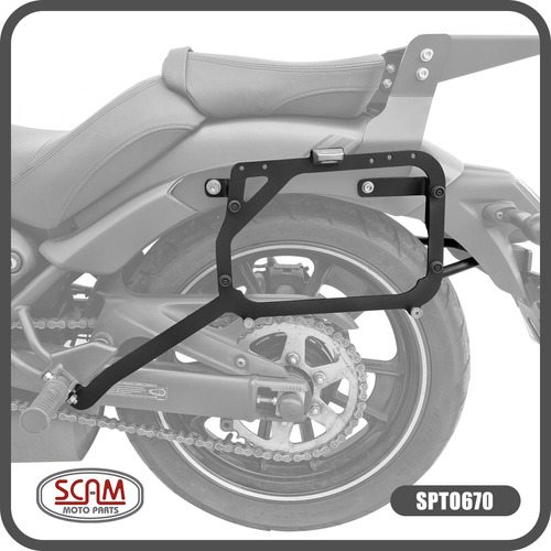 Soportes Baules Laterales Kawasaki Vulcan S650 2015+ #04 Mk 