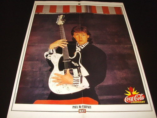 Poster Paul Mccartney * 55 X 43 (h017)