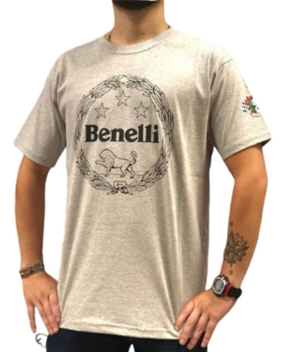 Remera Benelli Gris M - Bondio
