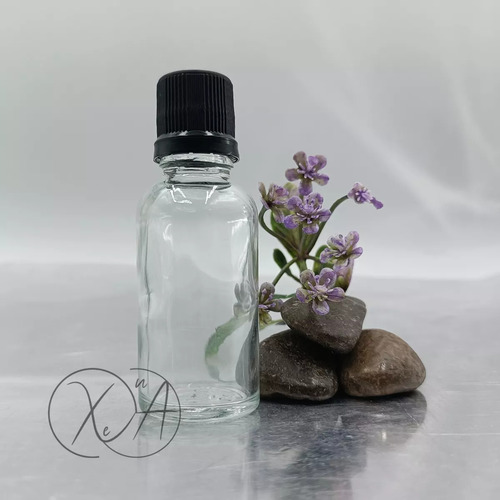 Envase Frasco Vidrio Natural 30 Ml Con Tapa Rosca X 100 Pzas