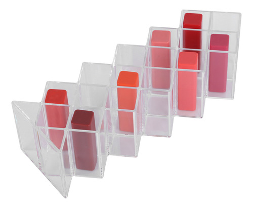 Soporte Para Pintalabios, 16 Rejillas, Acrílico Transparente