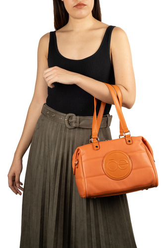 Bolsa Bowling Cloe Malgina I Mediano Color Naranja