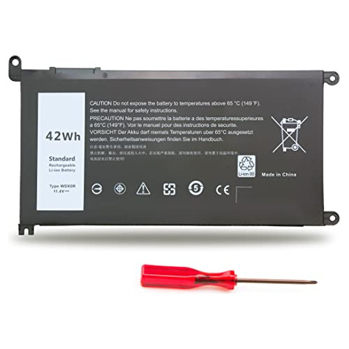 Batería Wdx0r T2jx4 Para Dell Inspiron 13-5000, 13-7000, 15-