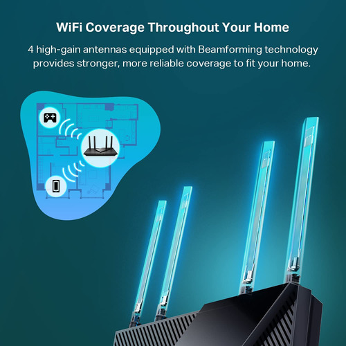 Enrutador Wifi 6 Ax3000 Doble Banda Gigabit