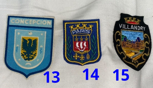 Heráldica Escudos Parches Bordados Tela Diferentes Paises