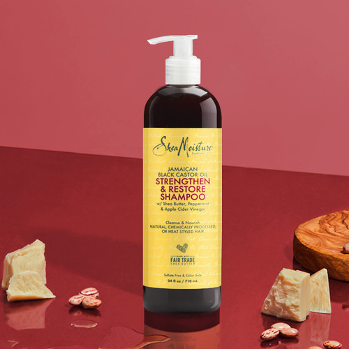 Champú Sheamoisture Strengthance & Restore 710 Ml Para Cabel