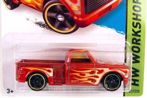 Hot Wheels # 217/250 - Custom '69 Chevy Pickup 1/64 - Bfd96
