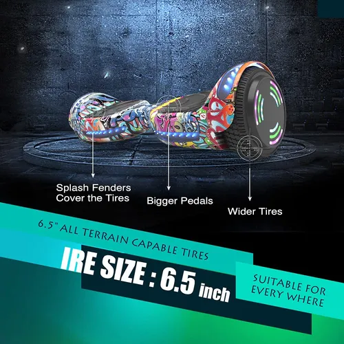 Hoverstar Patineta Hoverboard Version Hs2.0, Color Cromado,