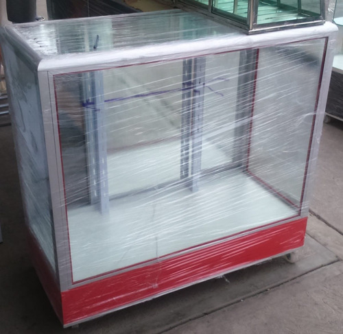 Vitrina Exhibidora Mostrador De Cristal Aparadores 1.20m