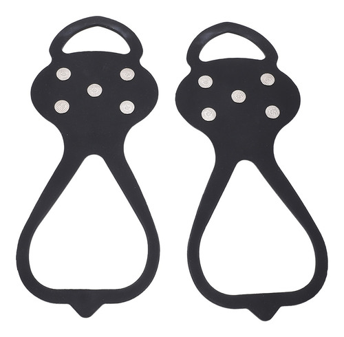 Pinza De Hielo De 5 Dientes, 1 Par De Crampones Para Escalad