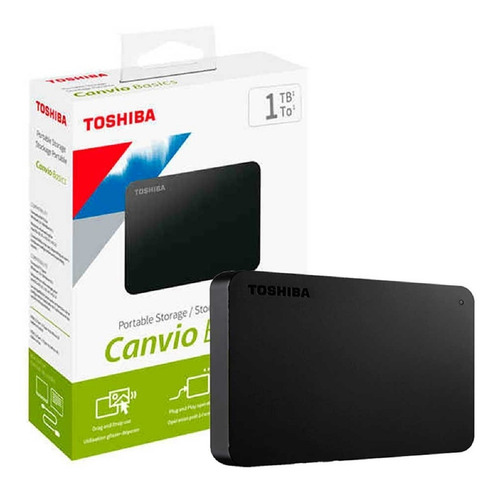 Disco Duro Externo Toshiba Canvio Basics 1tb 3.0 Usb Black